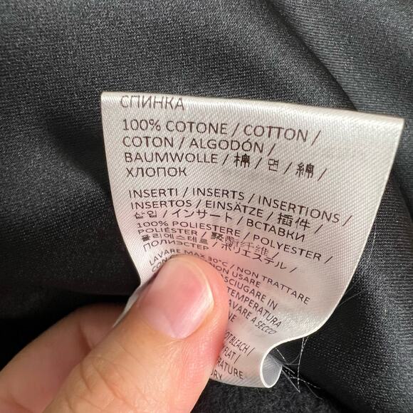 Eleventy Women's Black Crewneck Oversized Satin Pullover Sweatshirt Size S - Picture 7 of 7